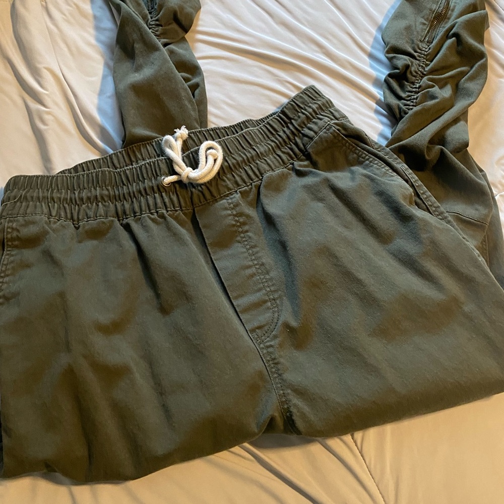 H&M Dark Green Joggers